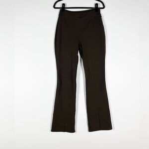 NEW Alo Yoga Airbrush High Waist 7/8 Flutter Flare Leggings Espresso Brown Large